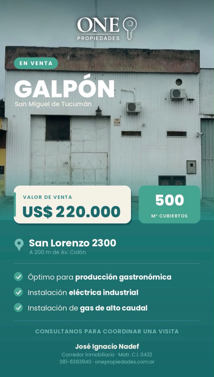 Galpón en San Miguel de Tucumán · San Lorenzo